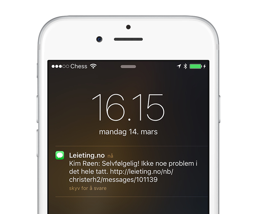 SMS-varsling